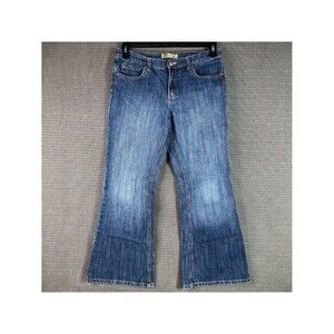 Women's Old Navy Classic Low Rise Flare Leg Jeans size 14 Plus 100% Cotton